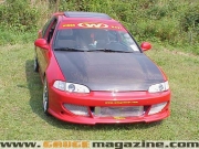 Photo Red Honda Civic Hatchback