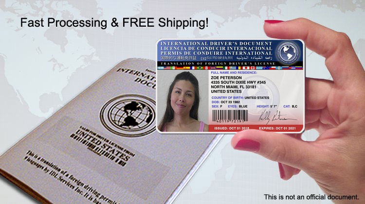 International driving license online