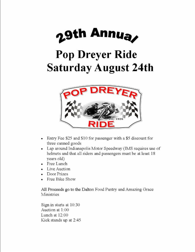 29th Annual Pop Dreyer Ride