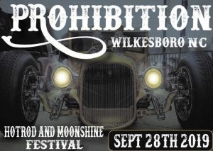 Prohibition Hot Rods and moonshine festival
