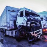 Scene After a Truck Accident