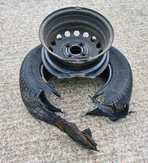 flat tires