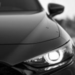 black Mazda sports car