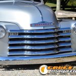 Bill Edwards’ silver 1953 Chevy 3100 custom pickup