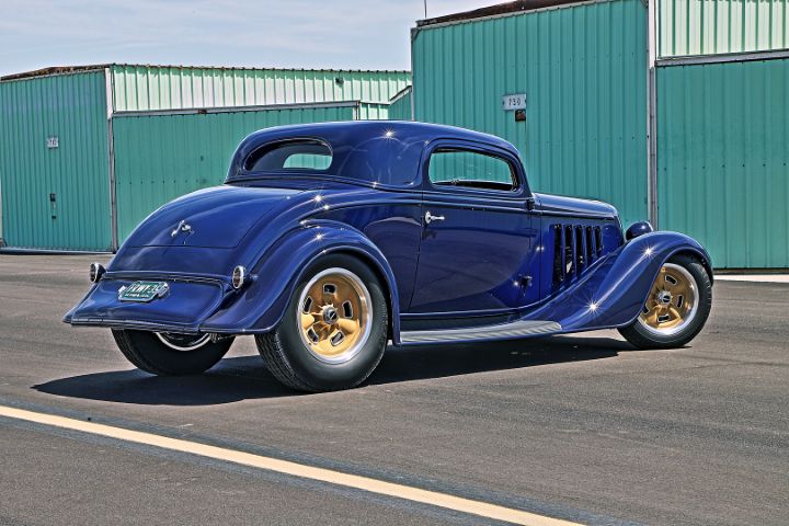 1935 Chevy Coupe Fairway 35 custom hot rod at Del Mar Nationals