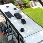 Clean and well-maintained RV roof