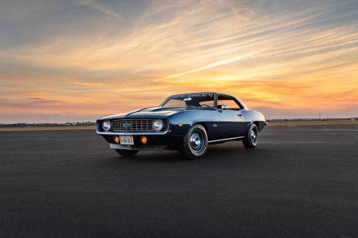 1969 Chevrolet Camaro ZL1 classic muscle car rare aluminum 427 engine Mecum Indy auction