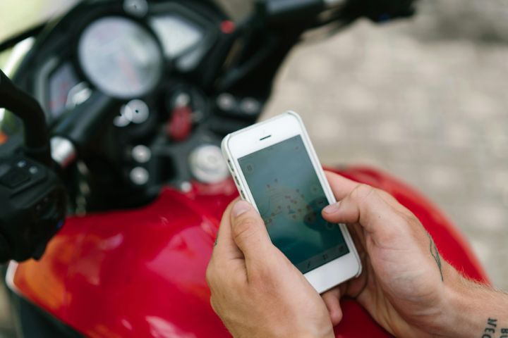 hidden GPS tracker for motorcycles custom bike theft protection