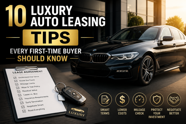 Luxury auto leasing tips every first-time buyer should know