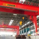 Semi gantry cranes in automotive manufacturing facilities