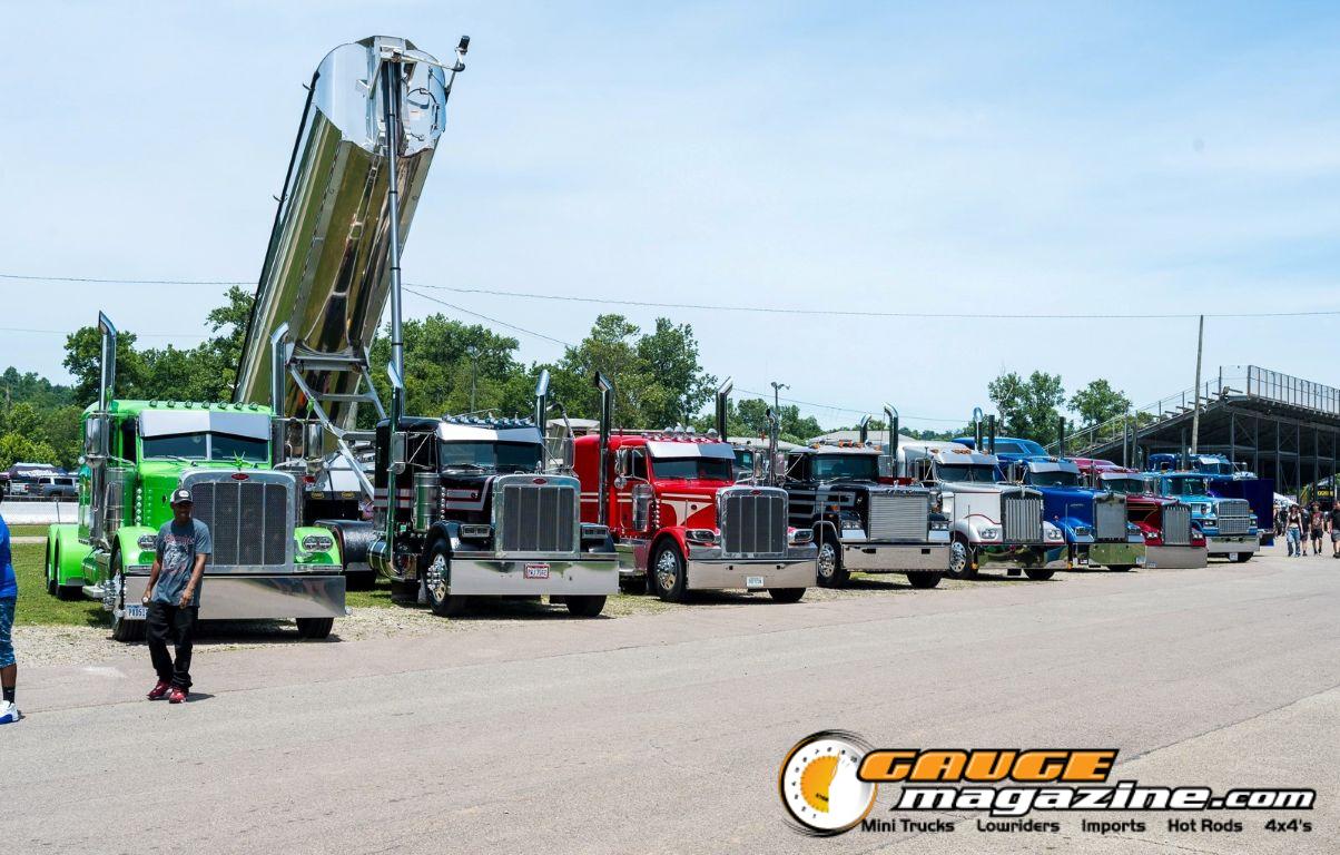 Davis Brothers Designs Slamology 2026 Big Rig Roundup featuring custom semi trucks