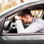 Driver experiencing delayed symptoms after a car accident