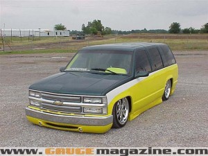 1996 Chevy Tahoe Dropped Gauge Magazine