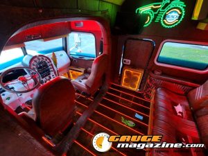 2024 Peterbilt 389 Lessons Learned custom semi truck owned by Tom and Brian Davis