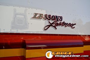 2024 Peterbilt 389 Lessons Learned custom semi truck owned by Tom and Brian Davis