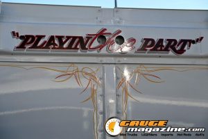 2024 Peterbilt 389 Lessons Learned custom semi truck owned by Tom and Brian Davis