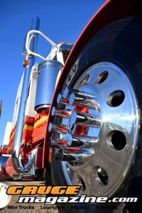 2024 Peterbilt 389 Lessons Learned custom semi truck owned by Tom and Brian Davis