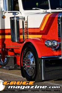 2024 Peterbilt 389 Lessons Learned custom semi truck owned by Tom and Brian Davis