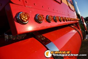 2024 Peterbilt 389 Lessons Learned custom semi truck owned by Tom and Brian Davis