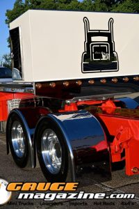 2024 Peterbilt 389 Lessons Learned custom semi truck owned by Tom and Brian Davis