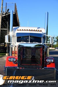 2024 Peterbilt 389 Lessons Learned custom semi truck owned by Tom and Brian Davis