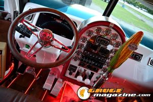 2024 Peterbilt 389 Lessons Learned custom semi truck owned by Tom and Brian Davis