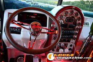 2024 Peterbilt 389 Lessons Learned custom semi truck owned by Tom and Brian Davis