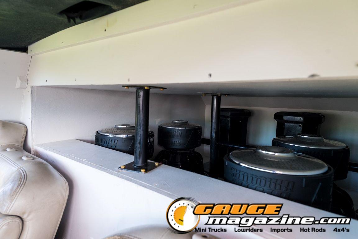 Car audio competitors demonstrate custom sound systems during Slamology 2026 Audio