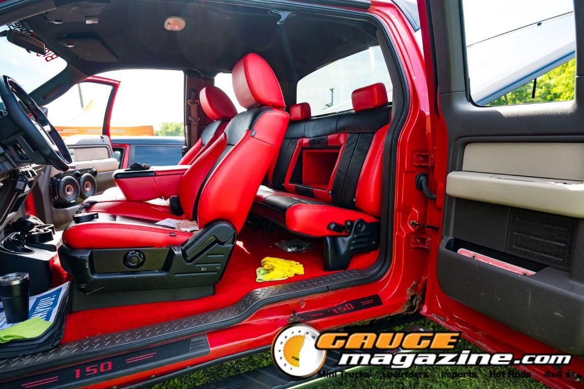 Car audio competitors demonstrate custom sound systems during Slamology 2026 Audio