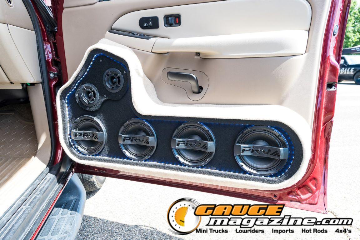 Car audio competitors demonstrate custom sound systems during Slamology 2026 Audio