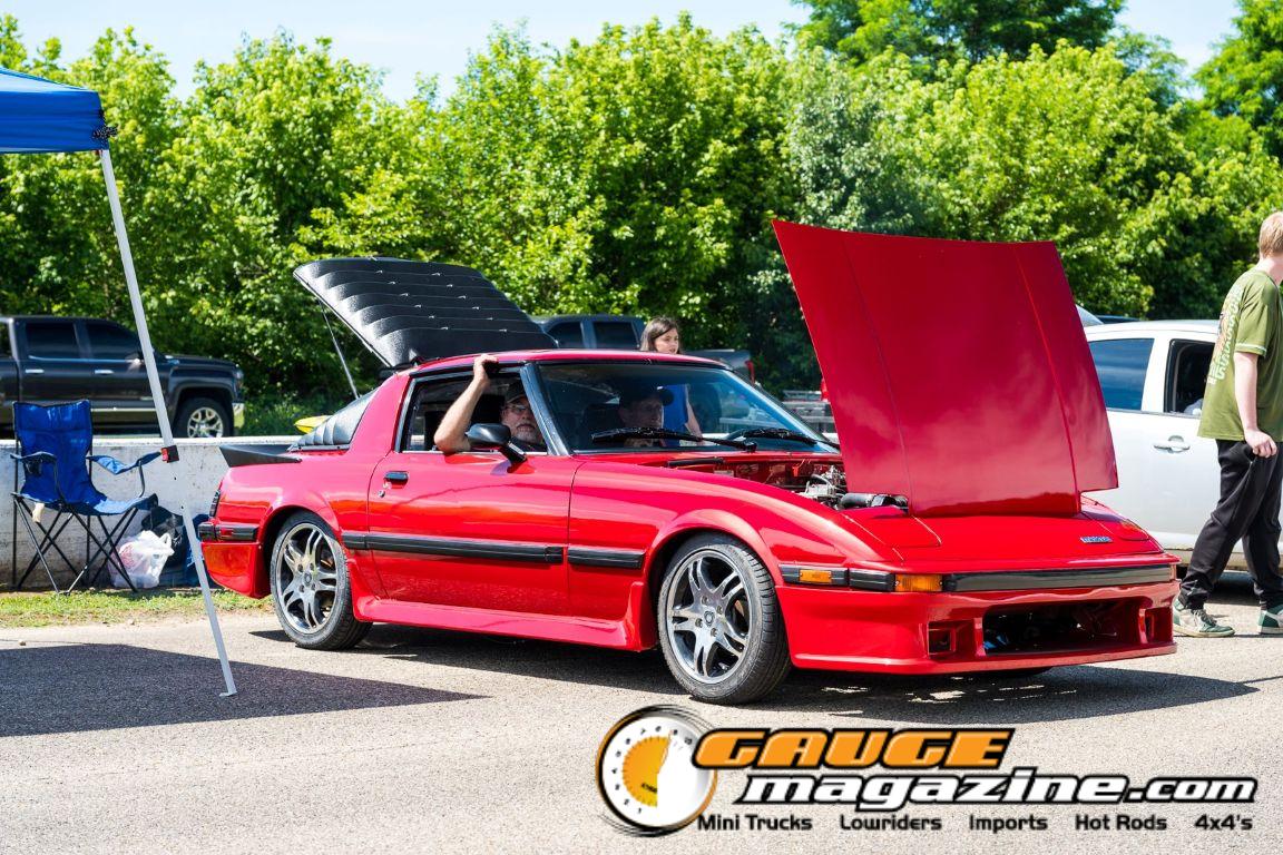 Car audio competitors demonstrate custom sound systems during Slamology 2026 Audio