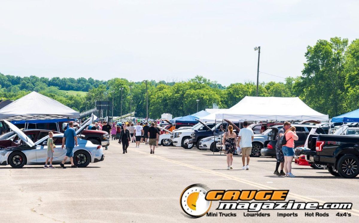 Car audio competitors demonstrate custom sound systems during Slamology 2026 Audio