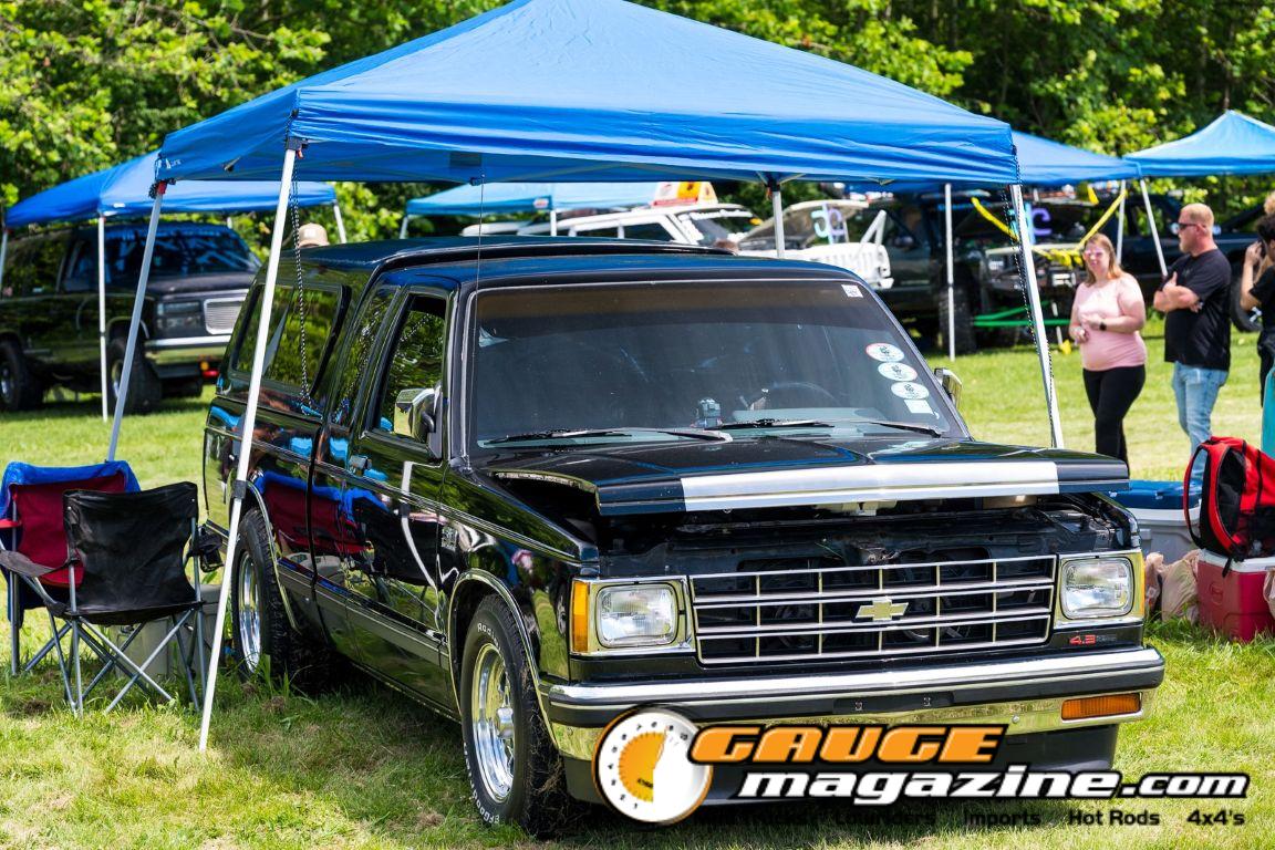 Car audio competitors demonstrate custom sound systems during Slamology 2026 Audio