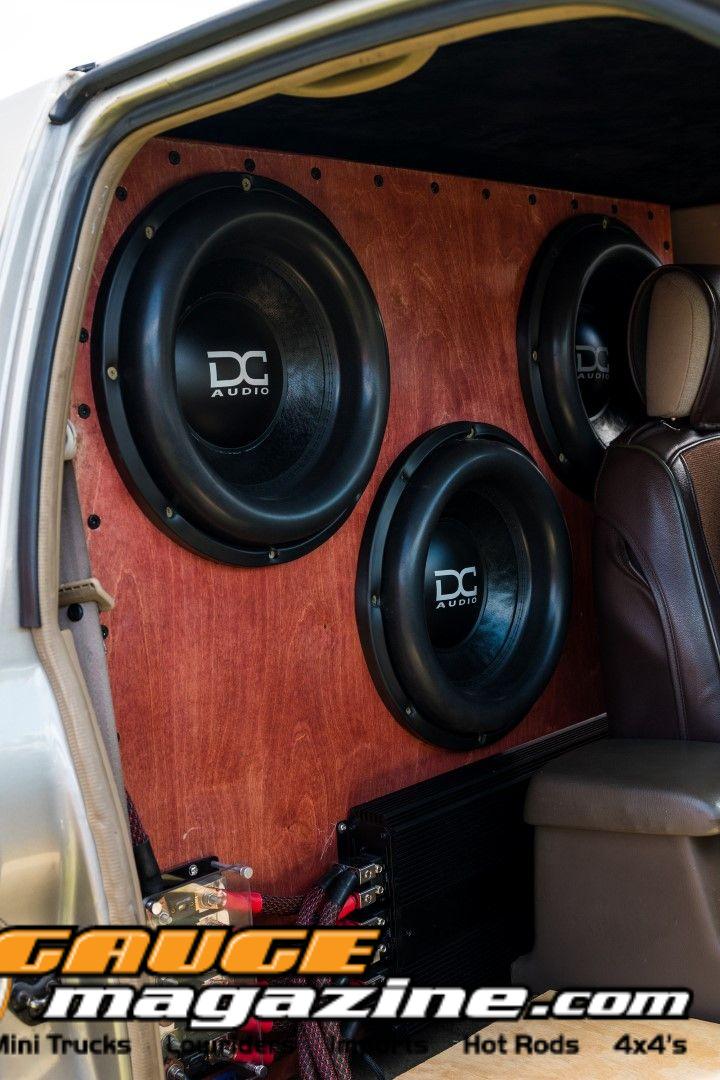 Car audio competitors demonstrate custom sound systems during Slamology 2026 Audio