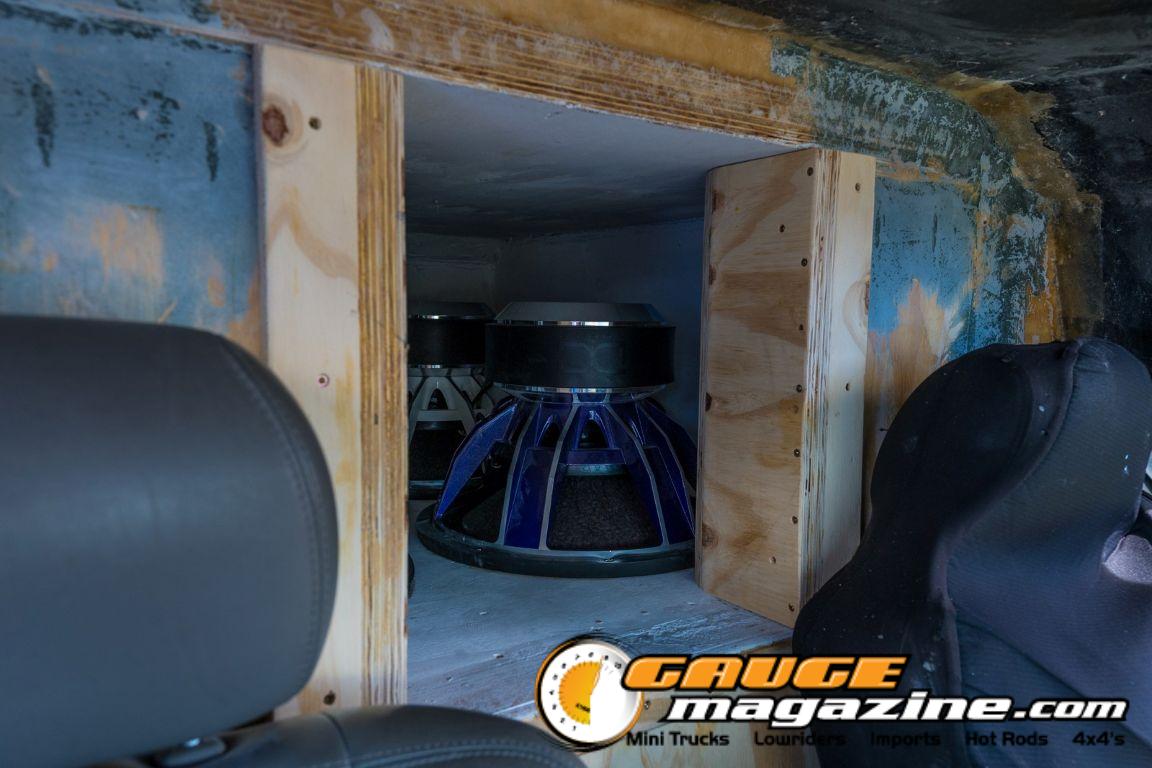 Car audio competitors demonstrate custom sound systems during Slamology 2026 Audio