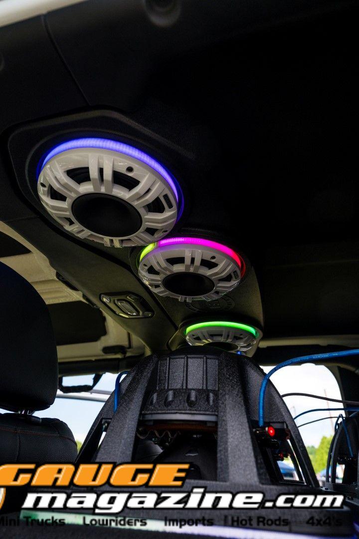 Car audio competitors demonstrate custom sound systems during Slamology 2026 Audio
