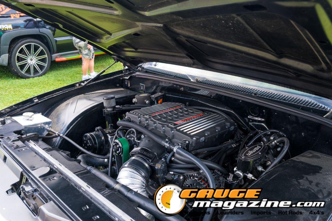 Car audio competitors demonstrate custom sound systems during Slamology 2026 Audio