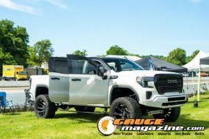 Car audio competitors demonstrate custom sound systems during Slamology 2026 Audio