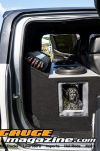 Car audio competitors demonstrate custom sound systems during Slamology 2026 Audio