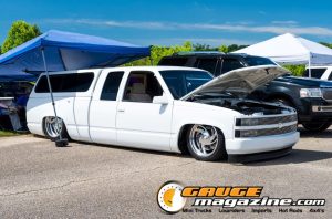 Car audio competitors demonstrate custom sound systems during Slamology 2026 Audio