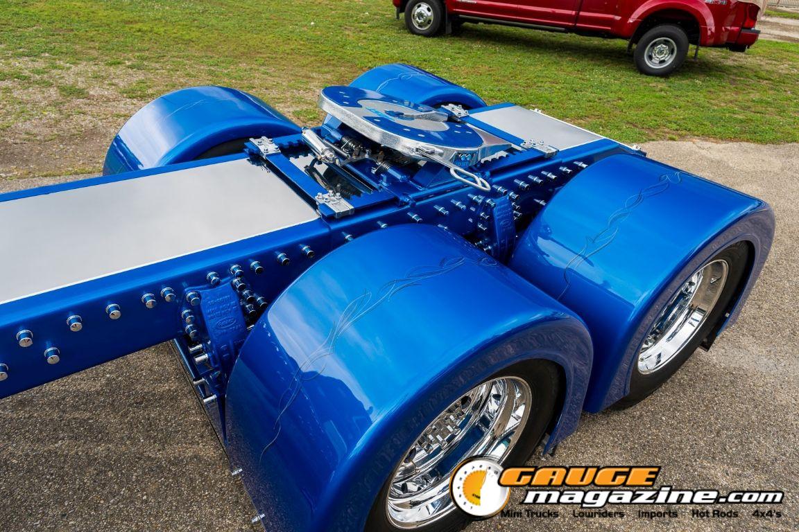 Custom semi trucks at the Slamology 2026 Big Rig Roundup