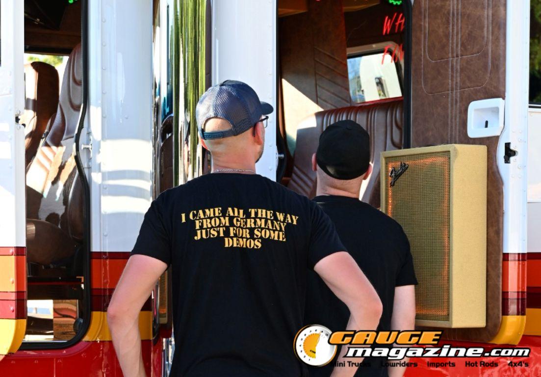 Custom semi trucks at the Slamology 2026 Big Rig Roundup
