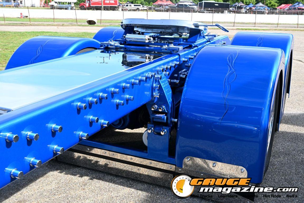 Custom semi trucks at the Slamology 2026 Big Rig Roundup