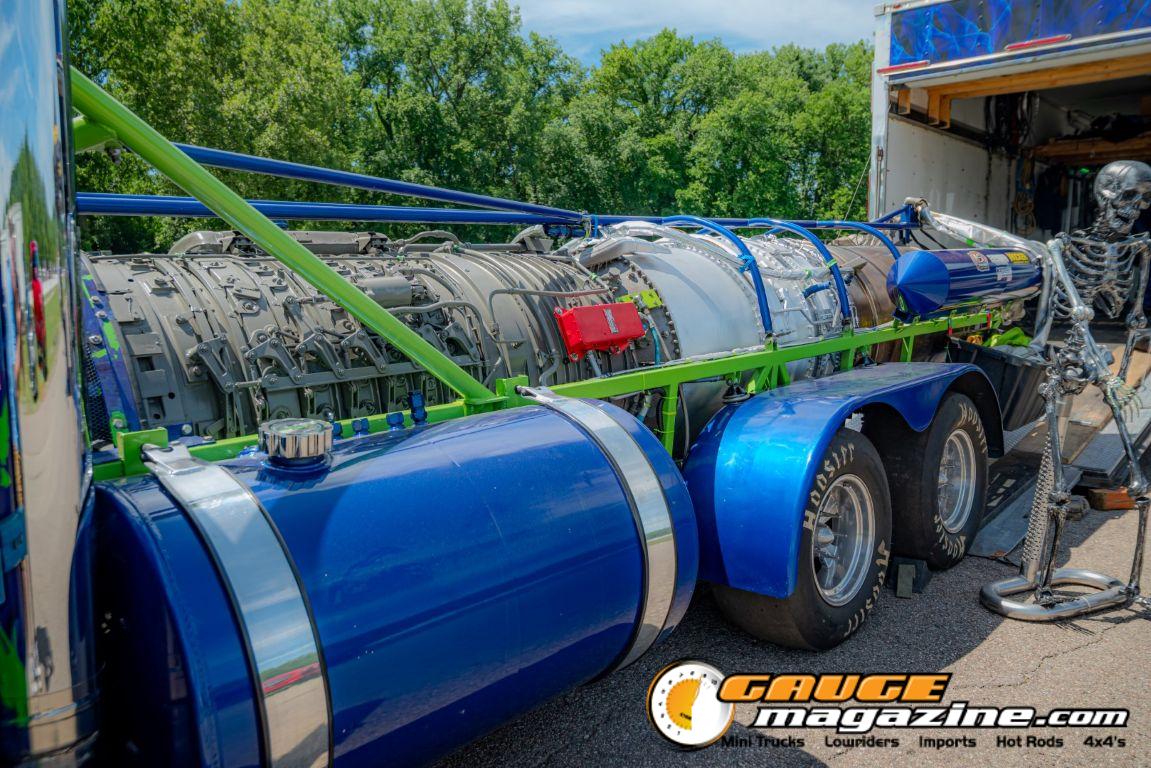 Custom semi trucks at the Slamology 2026 Big Rig Roundup
