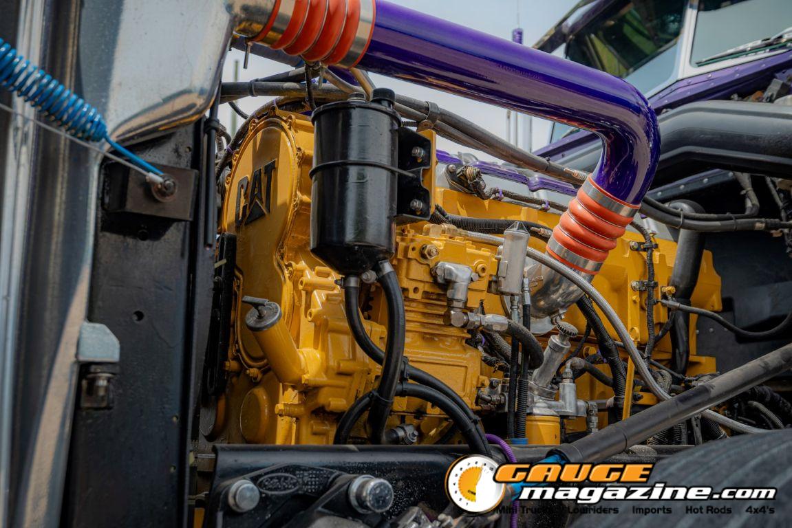 Custom semi trucks at the Slamology 2026 Big Rig Roundup