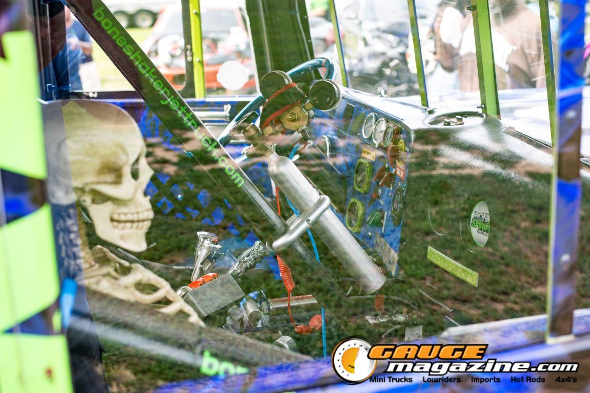 Custom semi trucks at the Slamology 2026 Big Rig Roundup