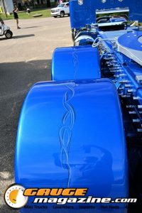 Custom semi trucks at the Slamology 2026 Big Rig Roundup