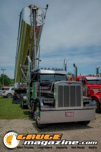 Custom semi trucks at the Slamology 2026 Big Rig Roundup