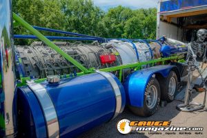 Custom semi trucks at the Slamology 2026 Big Rig Roundup