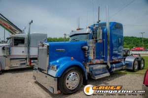 Custom semi trucks at the Slamology 2026 Big Rig Roundup